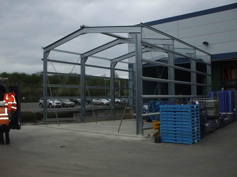 Loading Bay Bespoke Steel Building Installation Smart Space